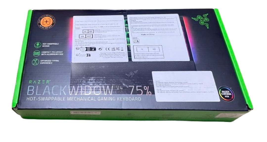キーボード Razer Blackwidow V4 75%