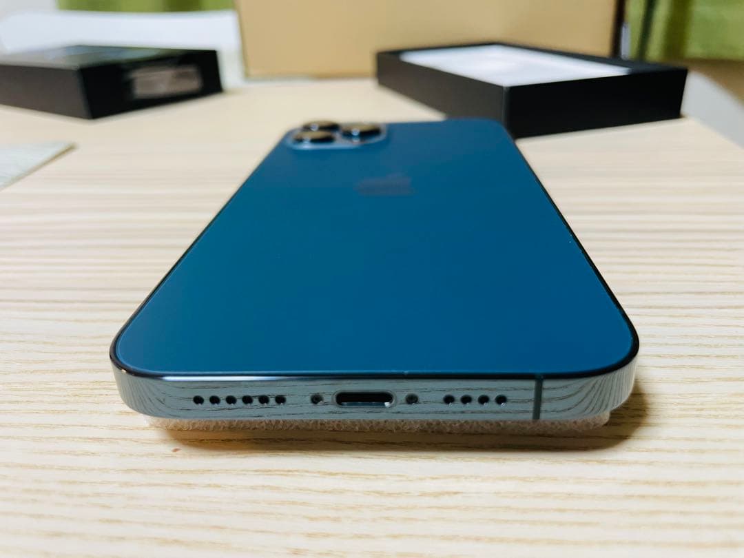 iPhone 12 Pro Max 128GB パシフィックブルー 箱付き