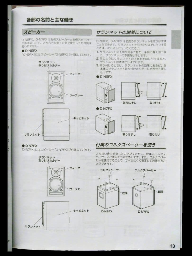 【未使用 未開封】ONKYO X-N7FX(D) スピーカー