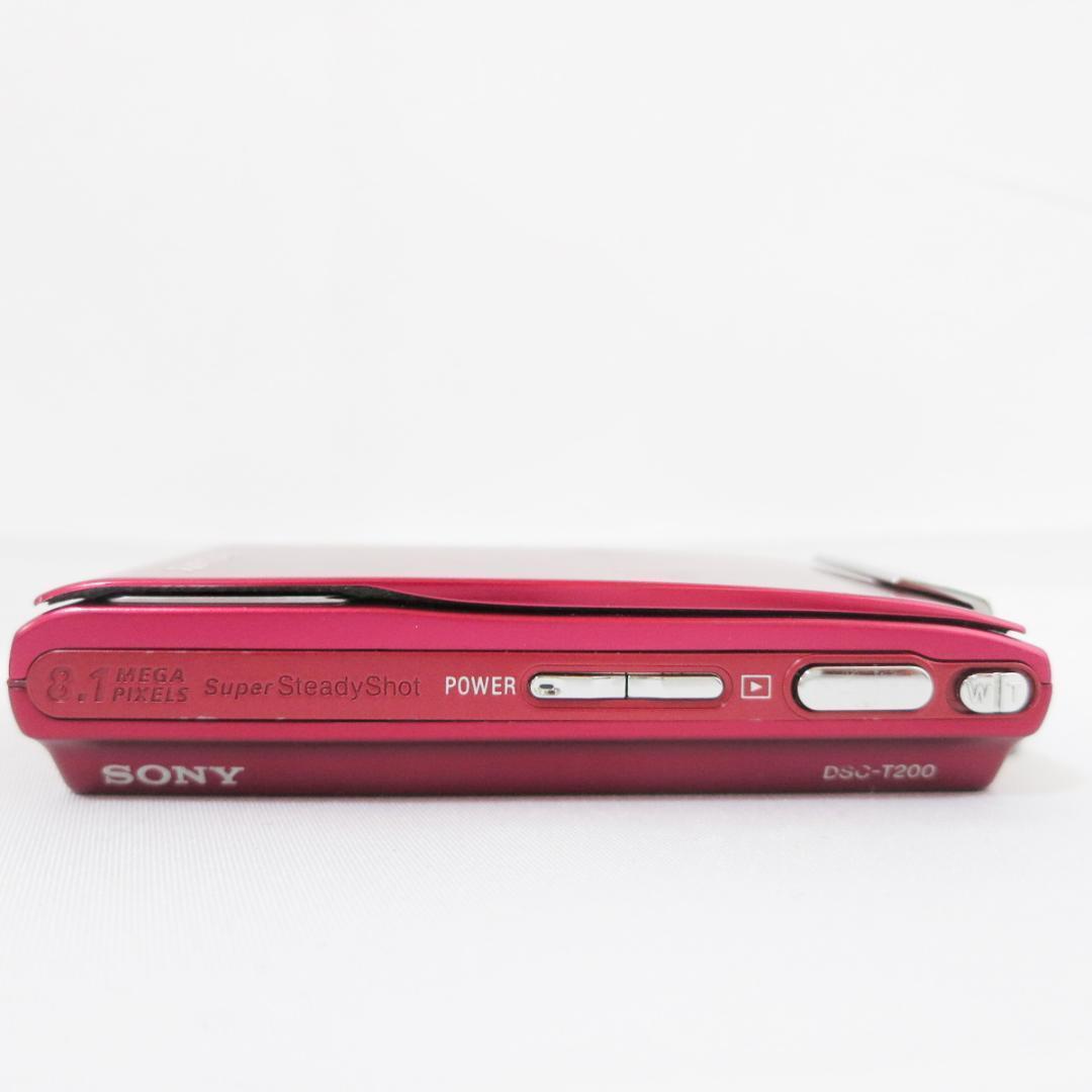 SONY Cyber-shot DSC-T200 レッド デジタルカメラ