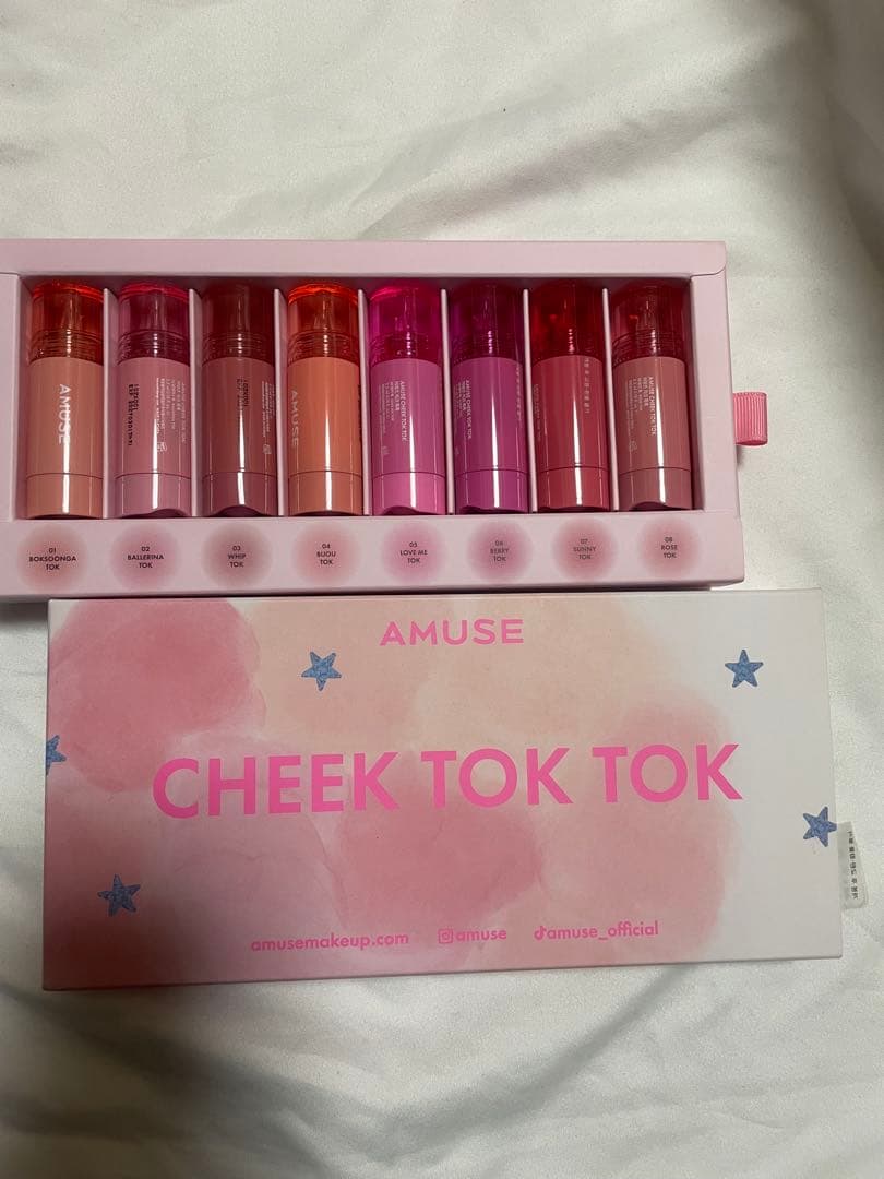 AMUSE CHEEK TOK TOK 8本セット