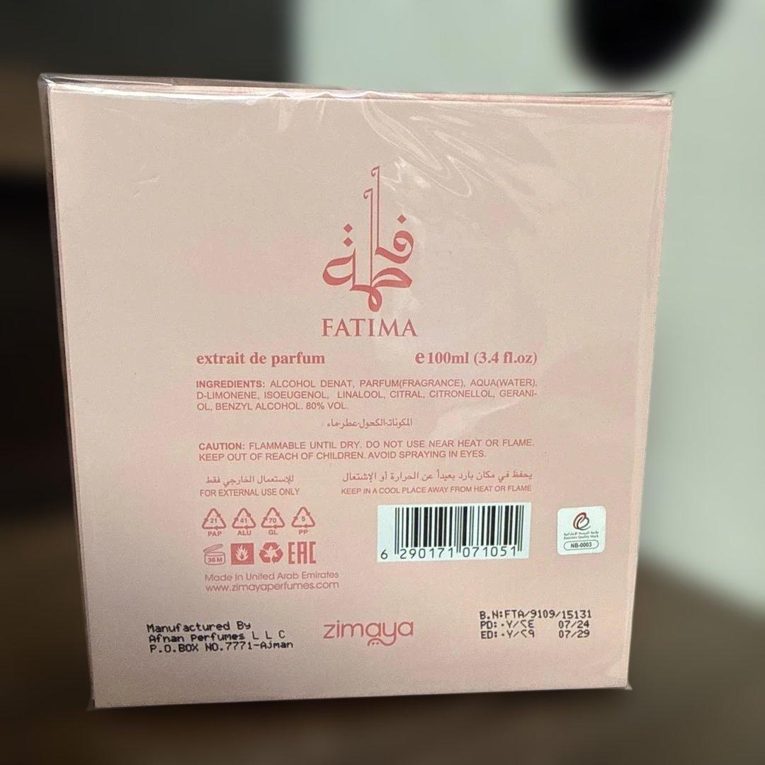 香水(女性用) Zimaya FATIMA extrait de parfum 100ml