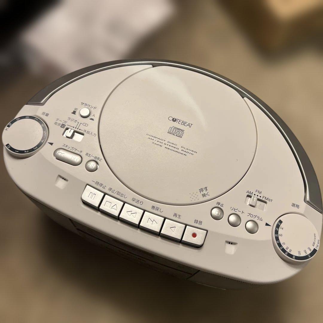 ☆新品未使用/TOSHIBA ポータブルCDプレーヤー 東芝 ラジカセ