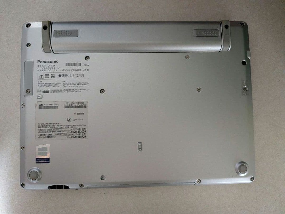 Windowsノート本体 Let's note CF-SZ6 i5 8g 256ab