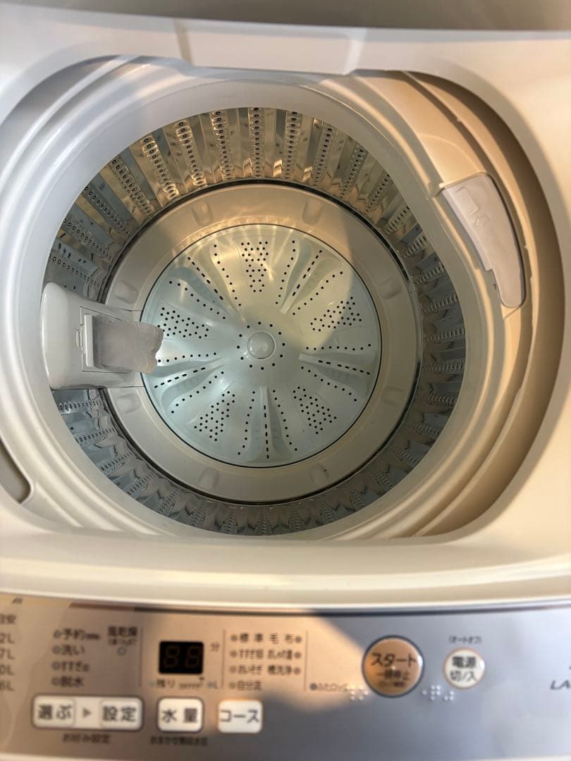 AQUA 縦型洗濯機 4.5kg ホワイト　AQW-S45G