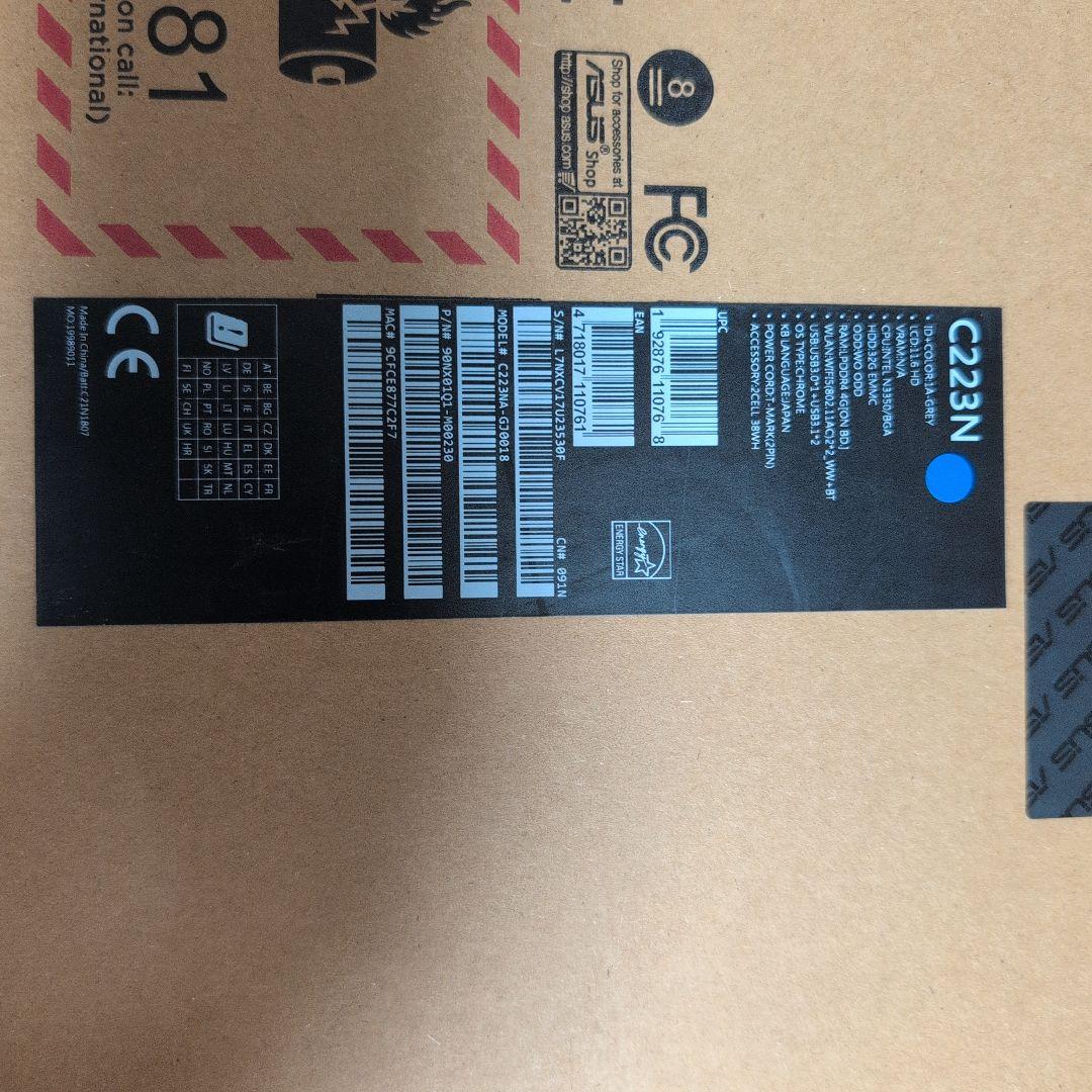 よ*〕様 お安くスタート ASUS Chromebook C223NAGJ001