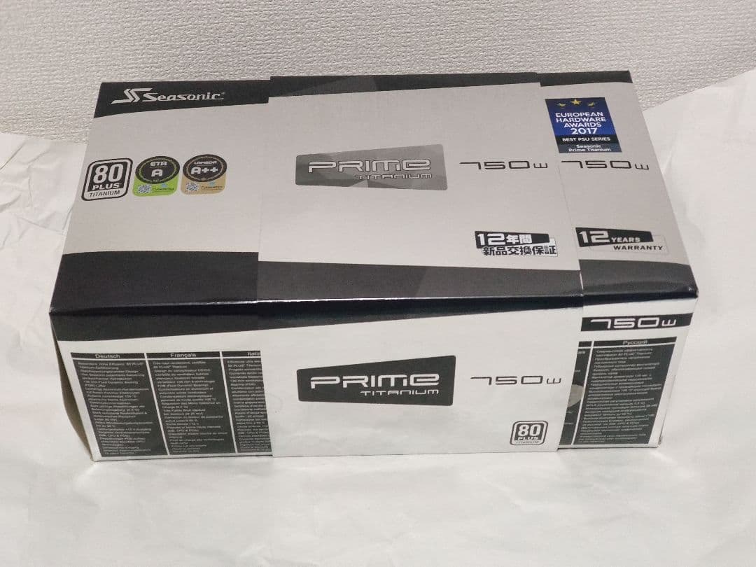 Seasonic PRIME 750W Titanium 電源ユニット 動作品