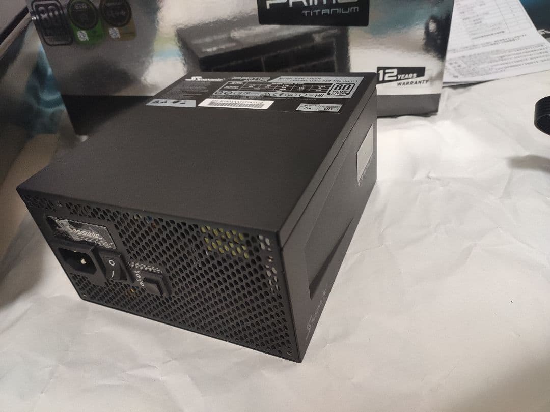 Seasonic PRIME 750W Titanium 電源ユニット 動作品