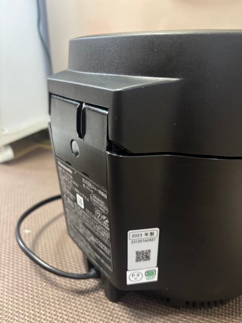 Panasonic SR-CR10A 炊飯器 ブラック-2023年製