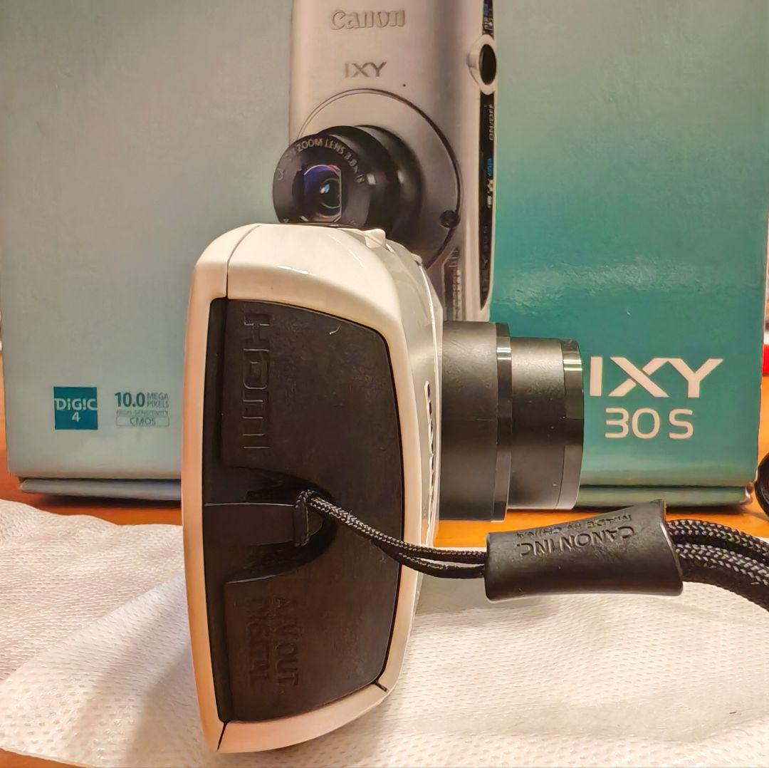 Canon IXY 30S コンパクトデジタルカメラ ホワイト