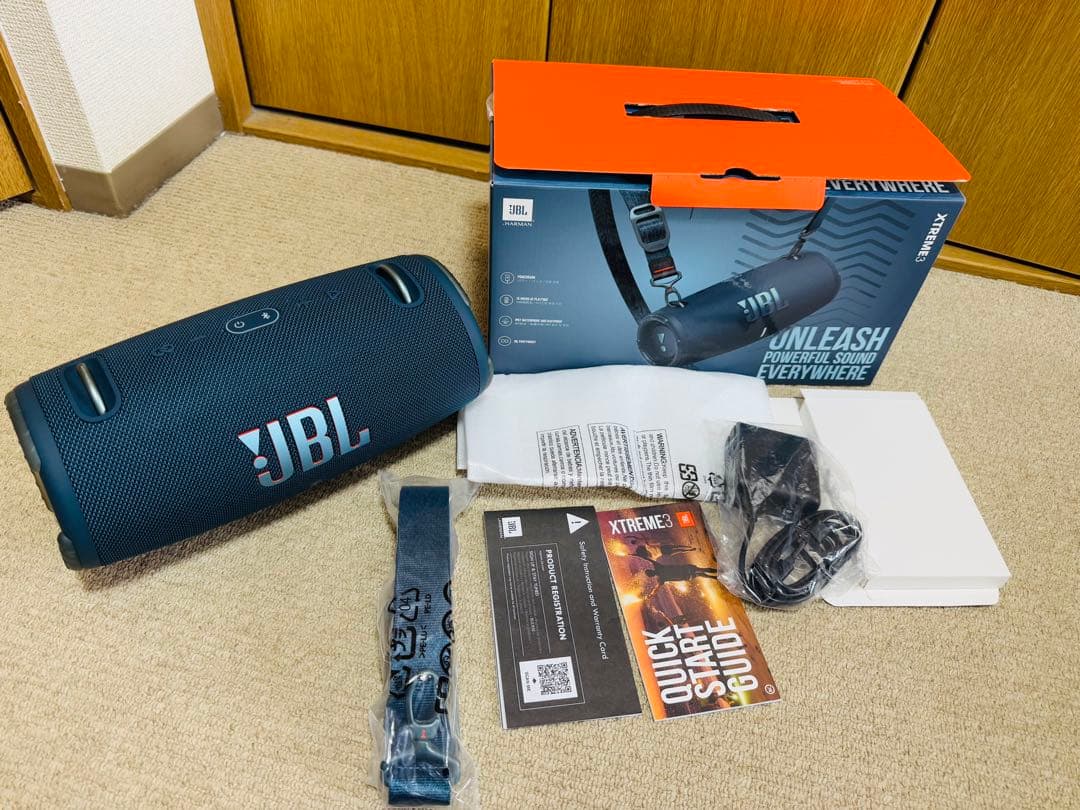 美品-JBL XTREME 3 BLUE スピーカー