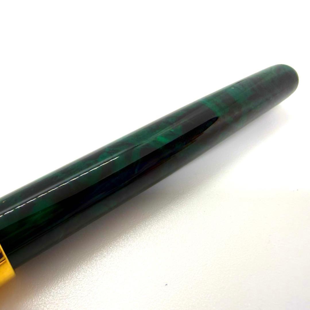 18K 750 Parker パーカー 万年筆 グリーン
