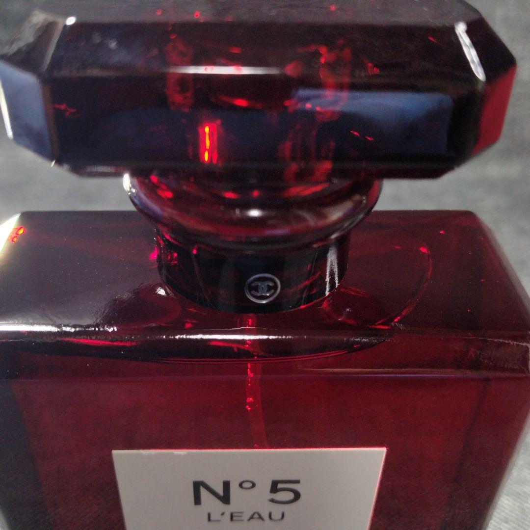 ☆ほぼ未使用・CHANEL 2018年 限定 N°5 赤 ボトル100ml☆
