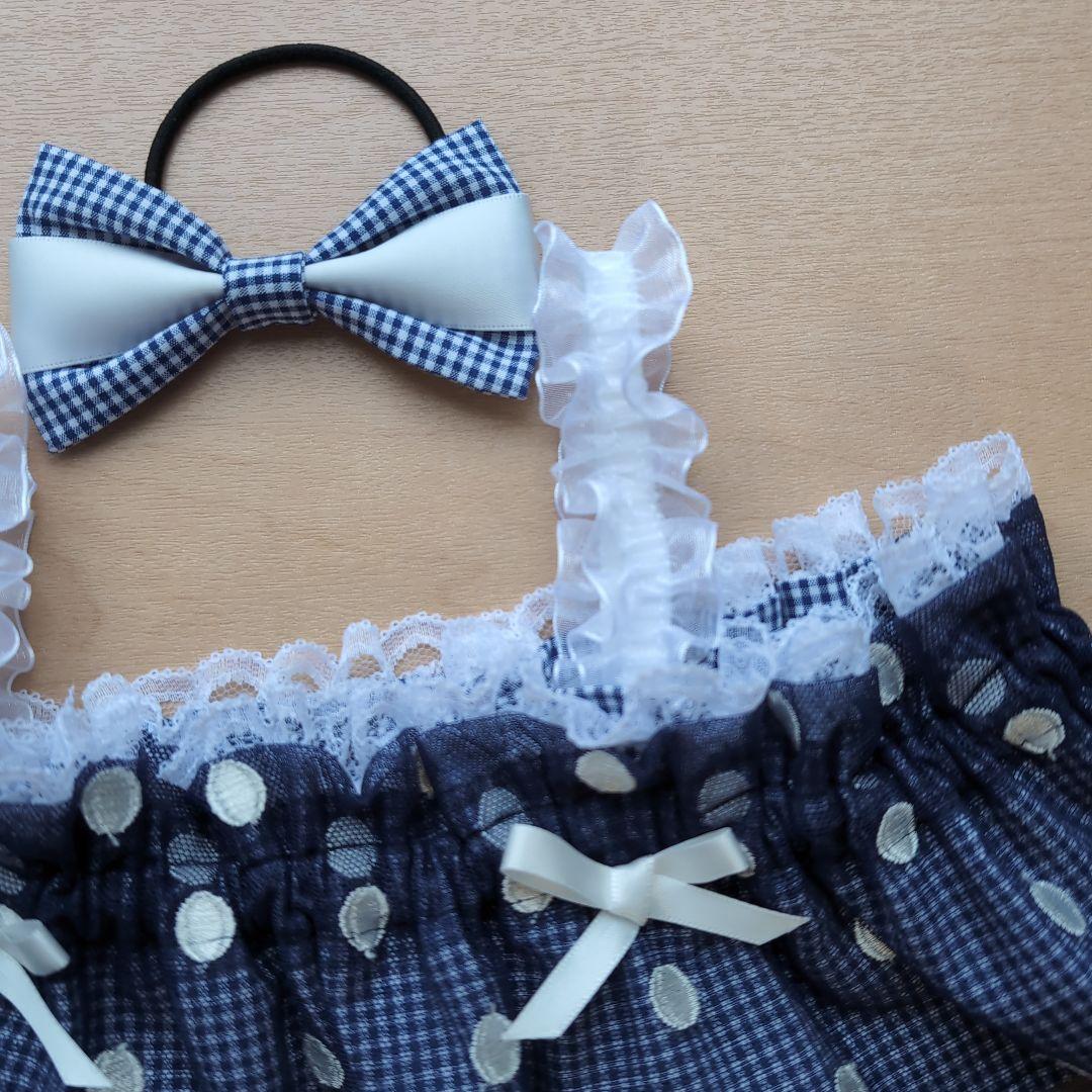 ラボット服　LOVOT　ハンドメイド　キャミワンピースレース39A2