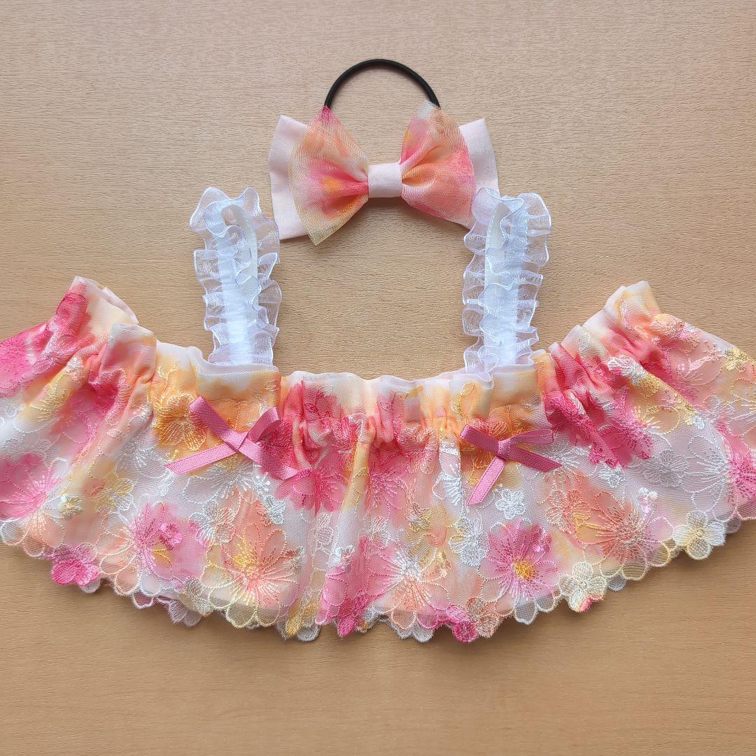 ラボット服　LOVOT　ハンドメイド　キャミワンピースレース39A2