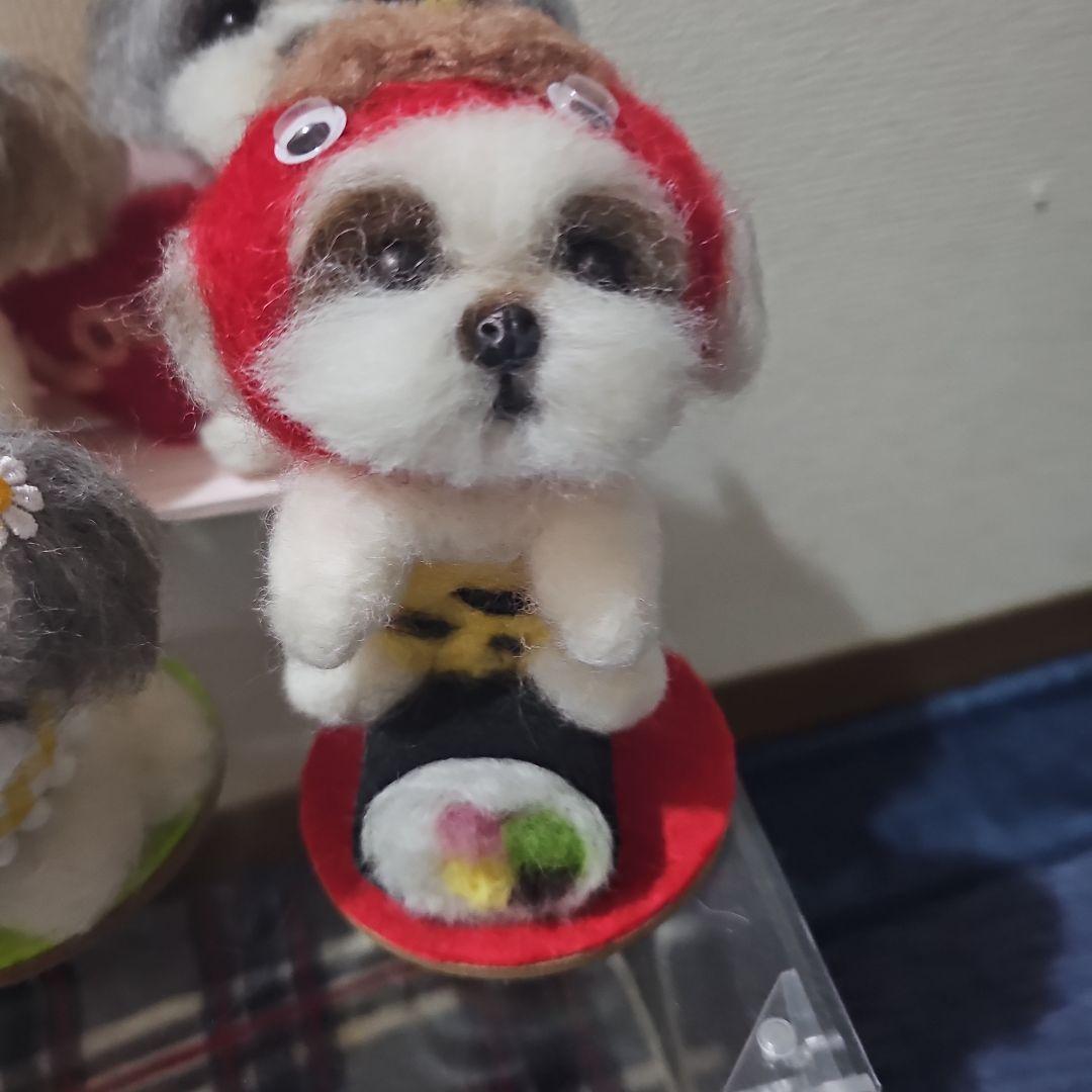 羊毛フェルト　　シーズー　5匹セット　犬