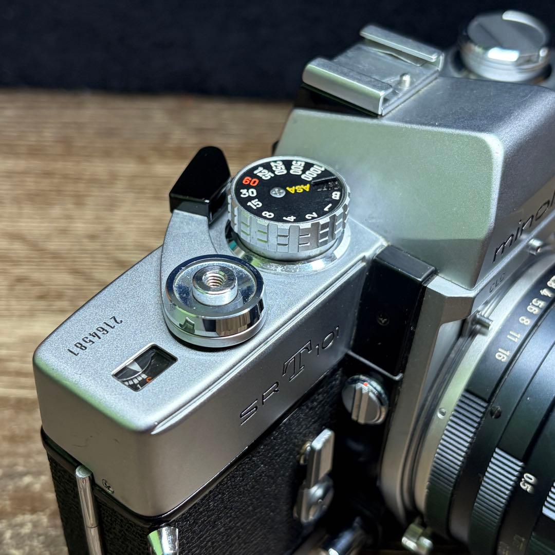 動作確認済 MINOLTA SRT101 + ROKKOR 55mm F1.8