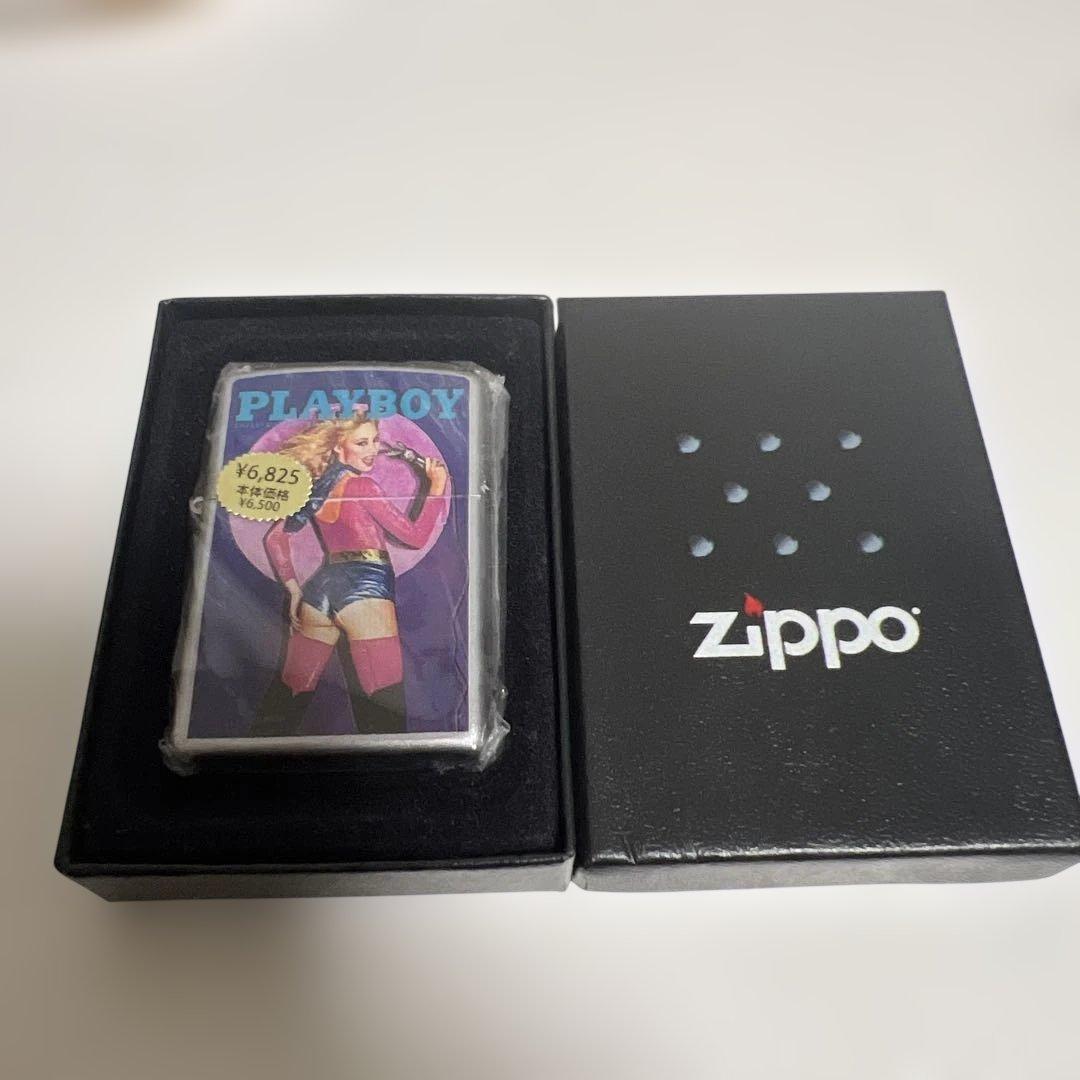 【未使用】ZIPPO PLAYBOY 2003年製 プレイボーイ ジッポー 箱付