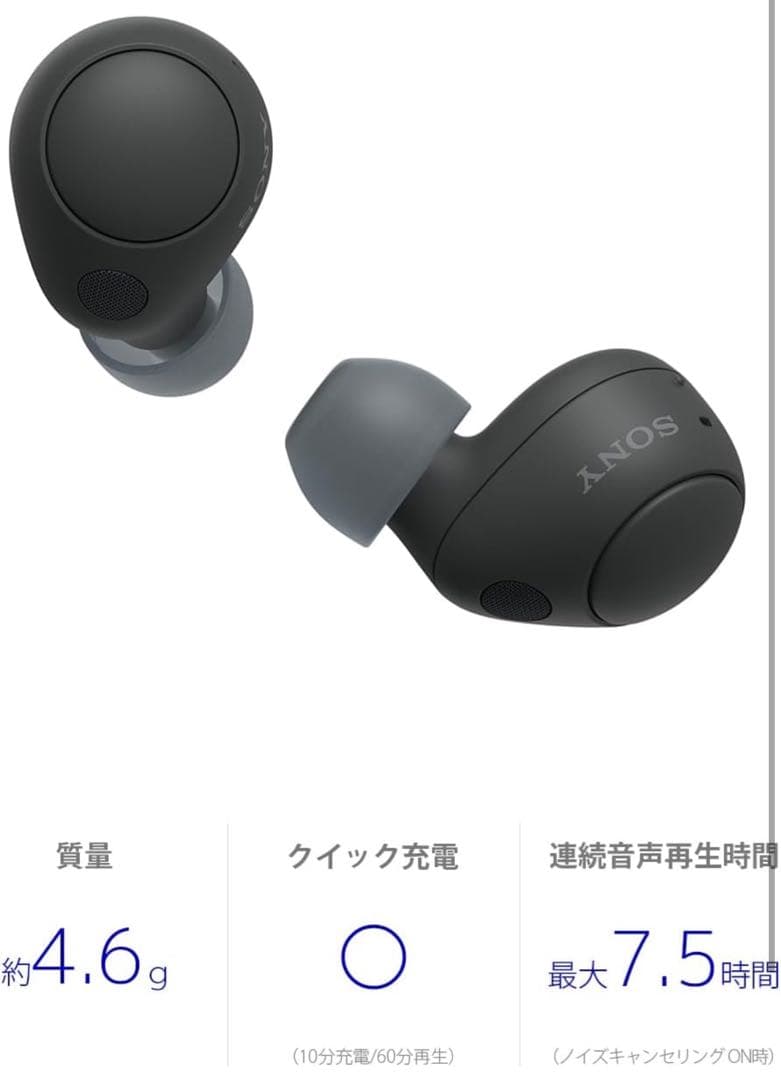 新品 未開封 SONY ソニー ワイヤレスイヤホン WF-C700N