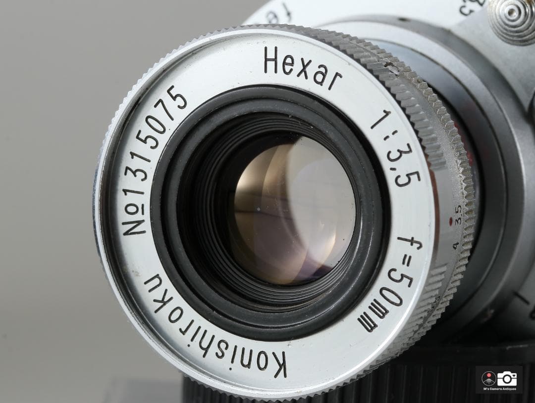 実用良品 小西六 Hexer 50mm F/3.5 Ｌ３９レンズ,フード付整備済