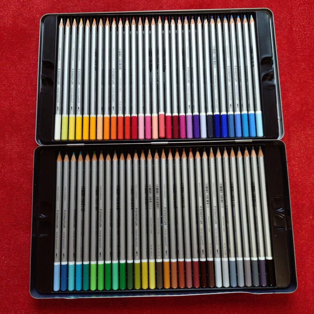 STAEDTLER karat aquarell 水彩色鉛筆　60色　高級色鉛筆