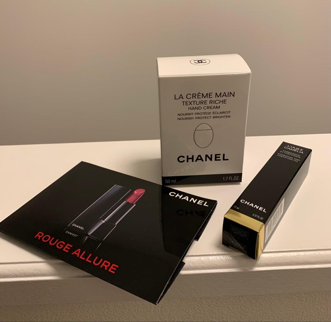 新品未開封CHANELラクレームマンリッシュ✨ユイルアオングル✨リップ3点セット