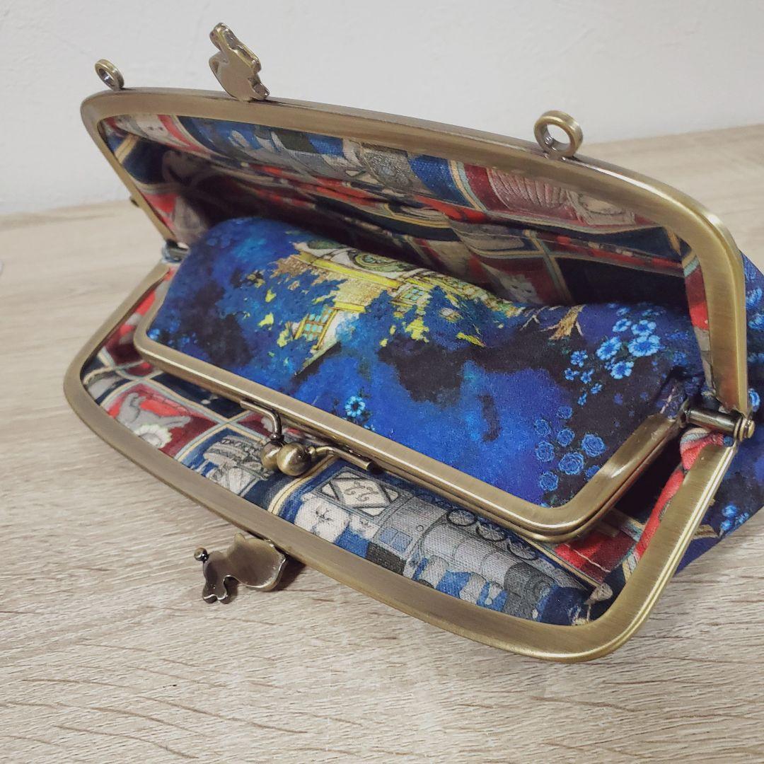 ハンドメイド 19cmがま口長財布 フランシュリッペ プルミエール