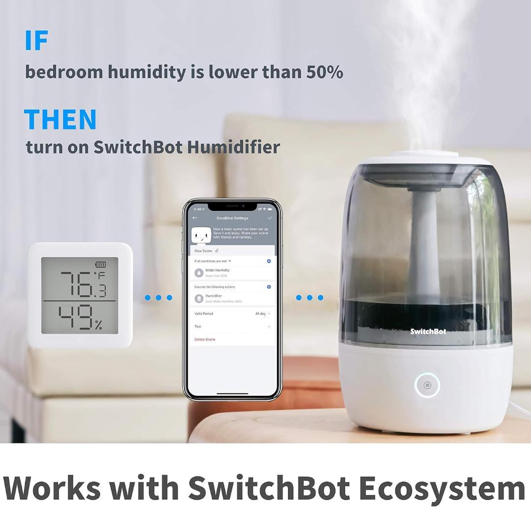 SwitchBot 加湿器 卓上 超音波式 Alexa 大容量 3.5L