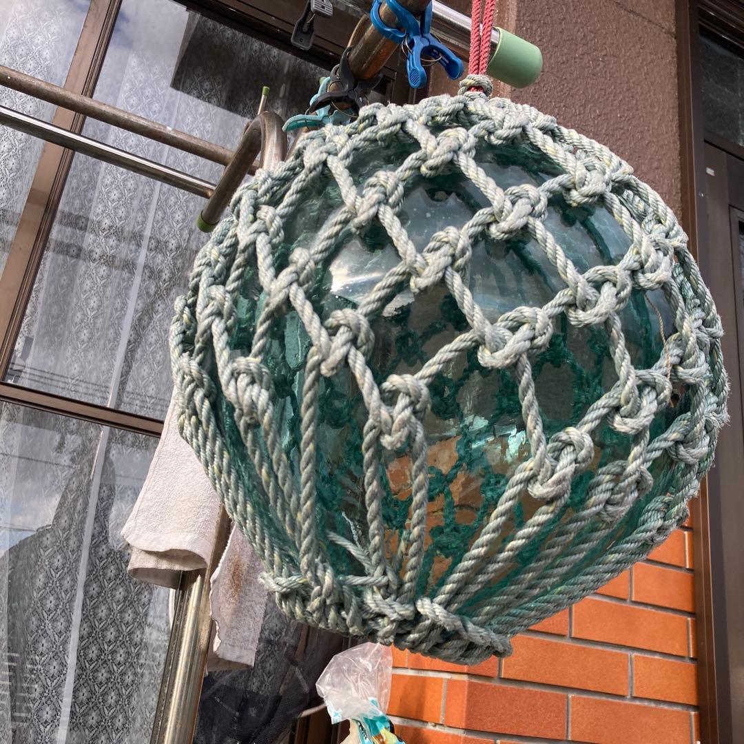 特大✴︎ガラス浮き✴︎“超希少”刻印有り✴︎浮き球✴︎ビン玉✴︎昭和レトロ✴︎レトロポップ