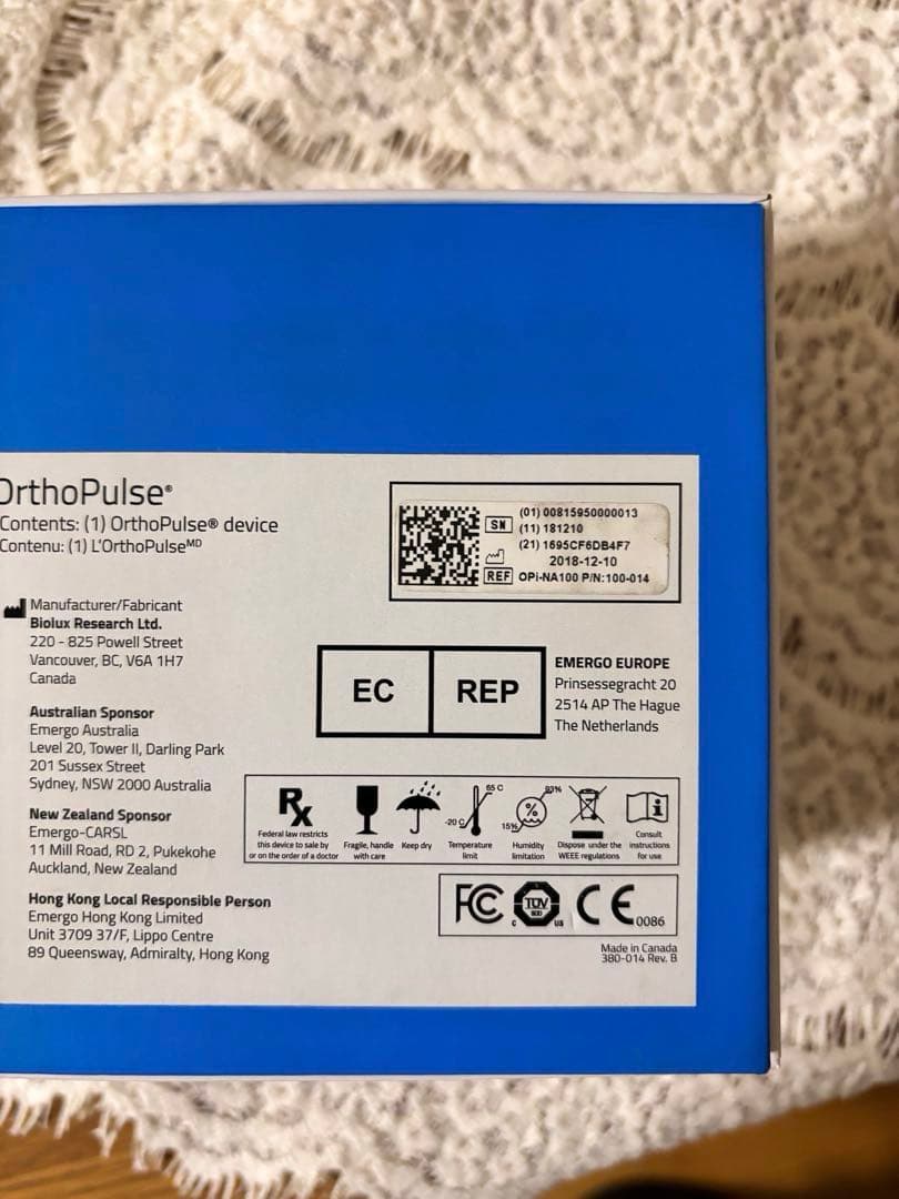 オルソパルス◉OrthoPulse 歯の矯正 ◉充電ケース付き
