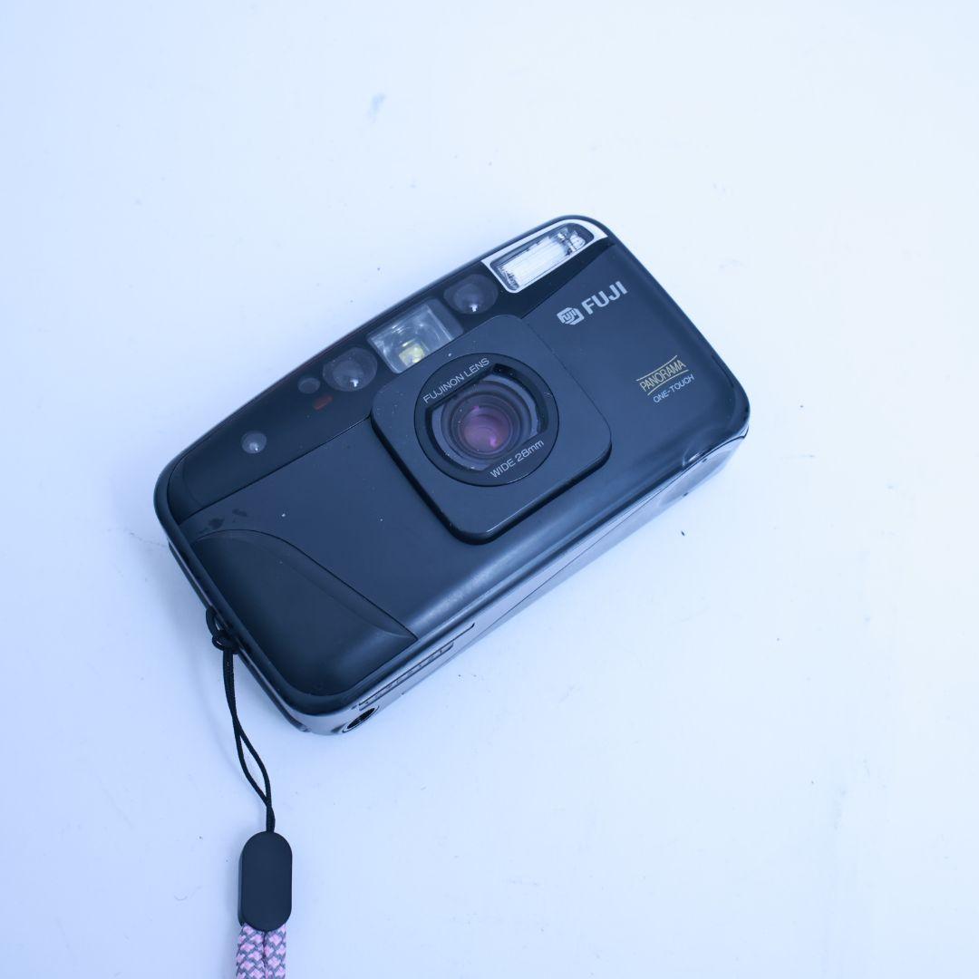 フィルムカメラ FUJIFILM TELE CARDIA MINI 電池付き