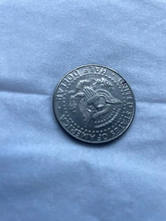 アンティーク 1990D 50C Kennedy Half Dollar