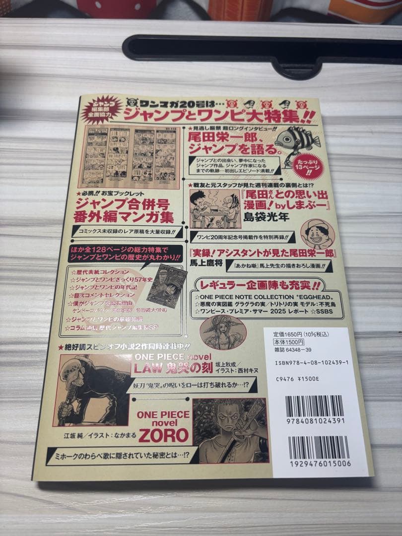 プロモ付き！ワンピースマガジン20号 ルフィ
