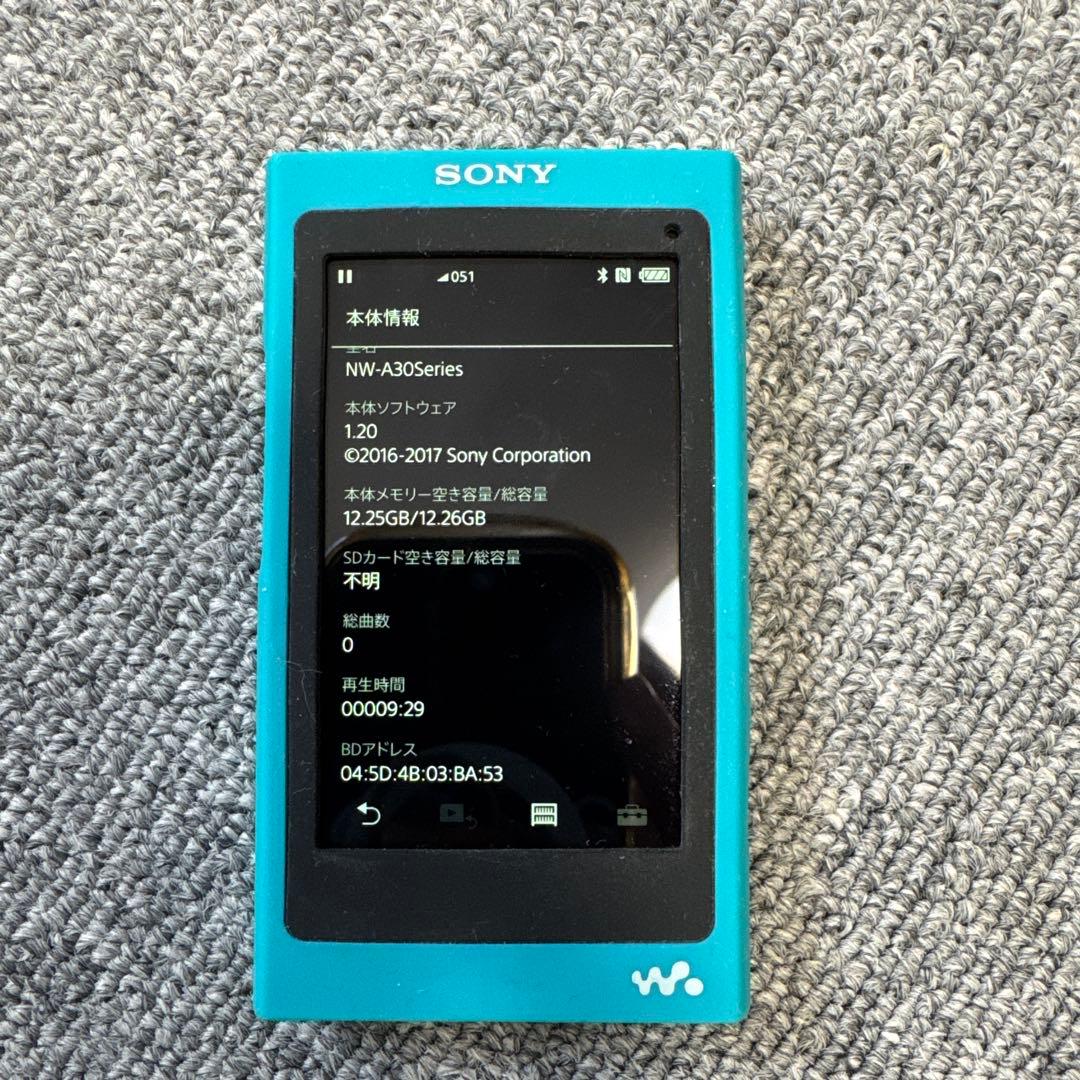 nw-a35 ソニー　ウォークマン　ジャンク品　充電コード　カバー付き