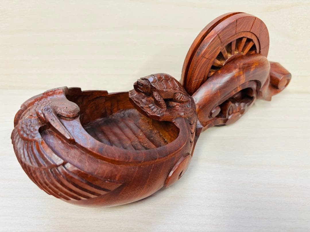 坪辰作　大工道具　工芸品　墨壺　墨壷　墨坪　墨つぼ　墨ツボ　すみつぼ　銘木　名工