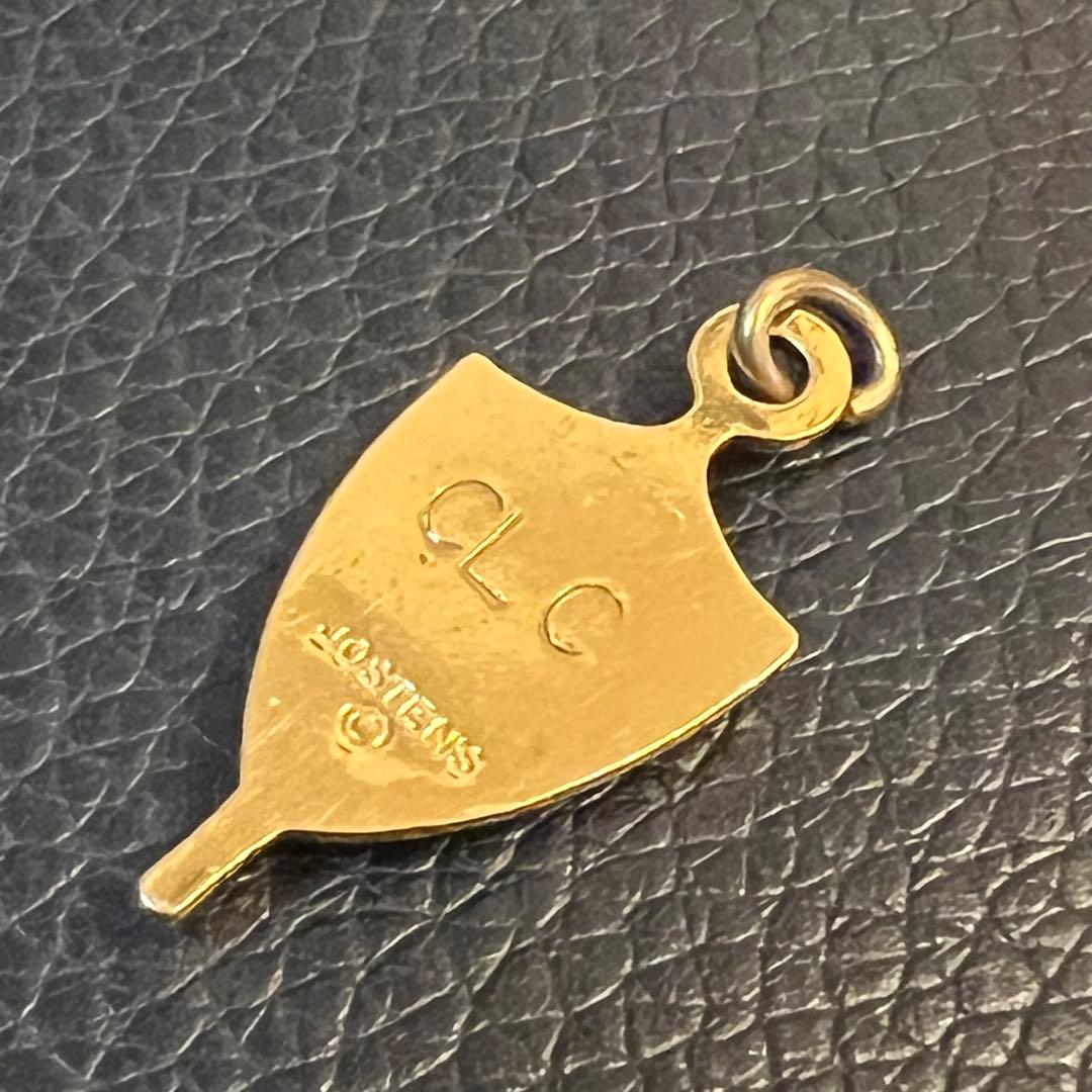 1982カレッジリング大学ネックレストップ社章ピンズ40sバッジ金ゴールド