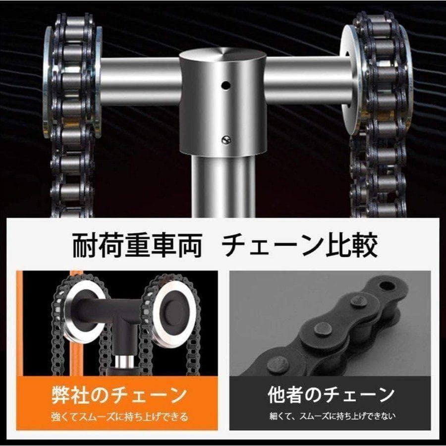 【購入前配送先要確認】ハンドフォークリフト400kg195×75×60B602