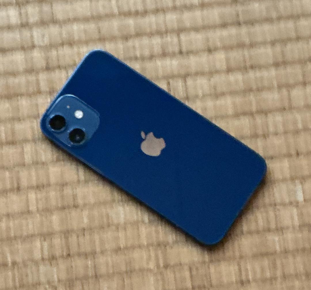 最終価格 iPhone12 mini 128GB ブルー 85% 制限〇