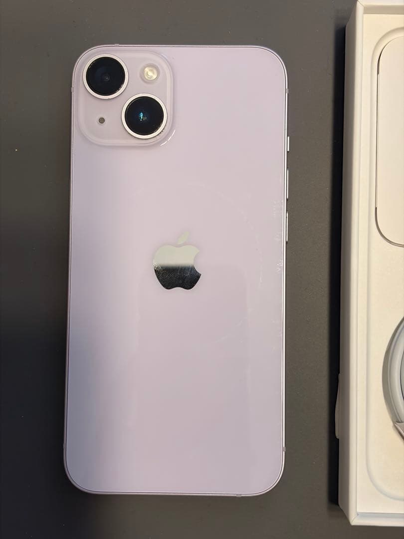 【美品】iPhone 14 パープル 128GB