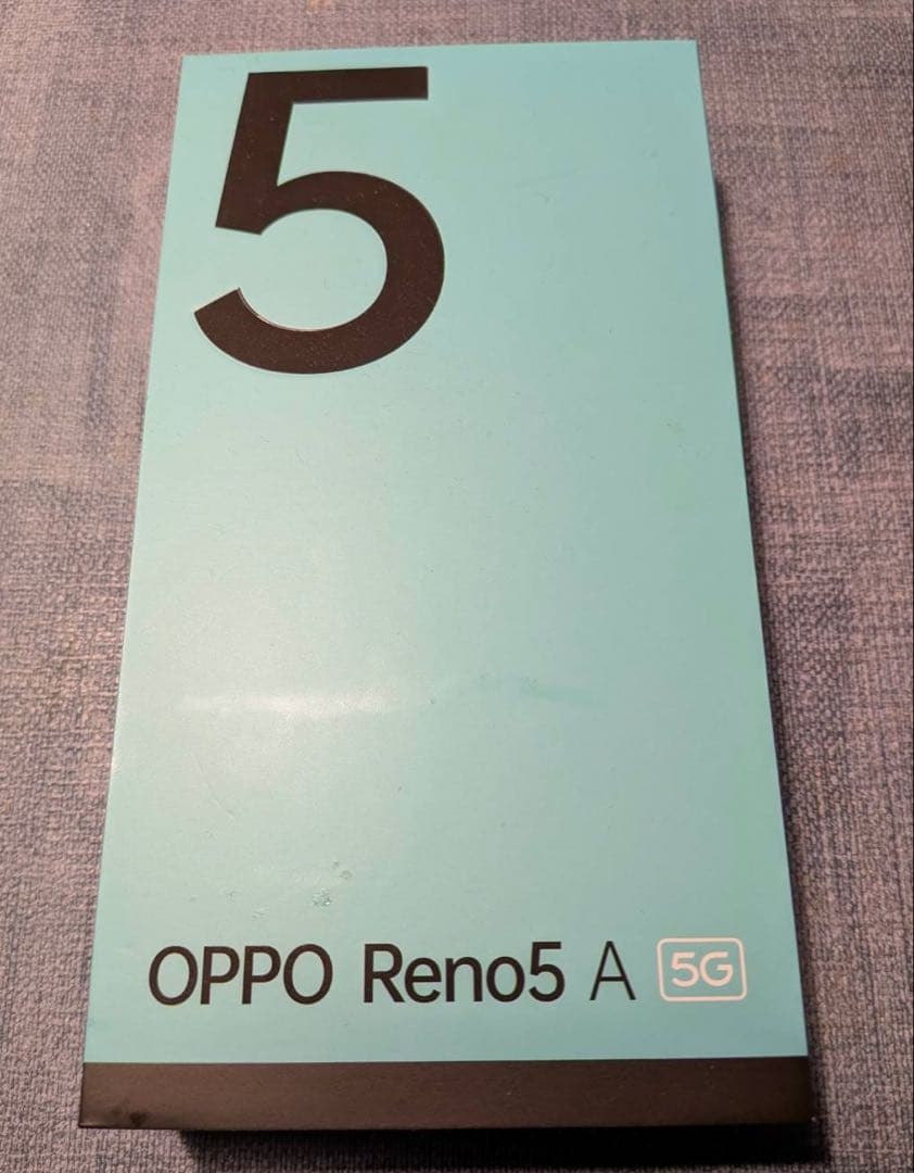 OPPO Reno5 A(eSIM対応)シルバーブラック128GB SIMフリー