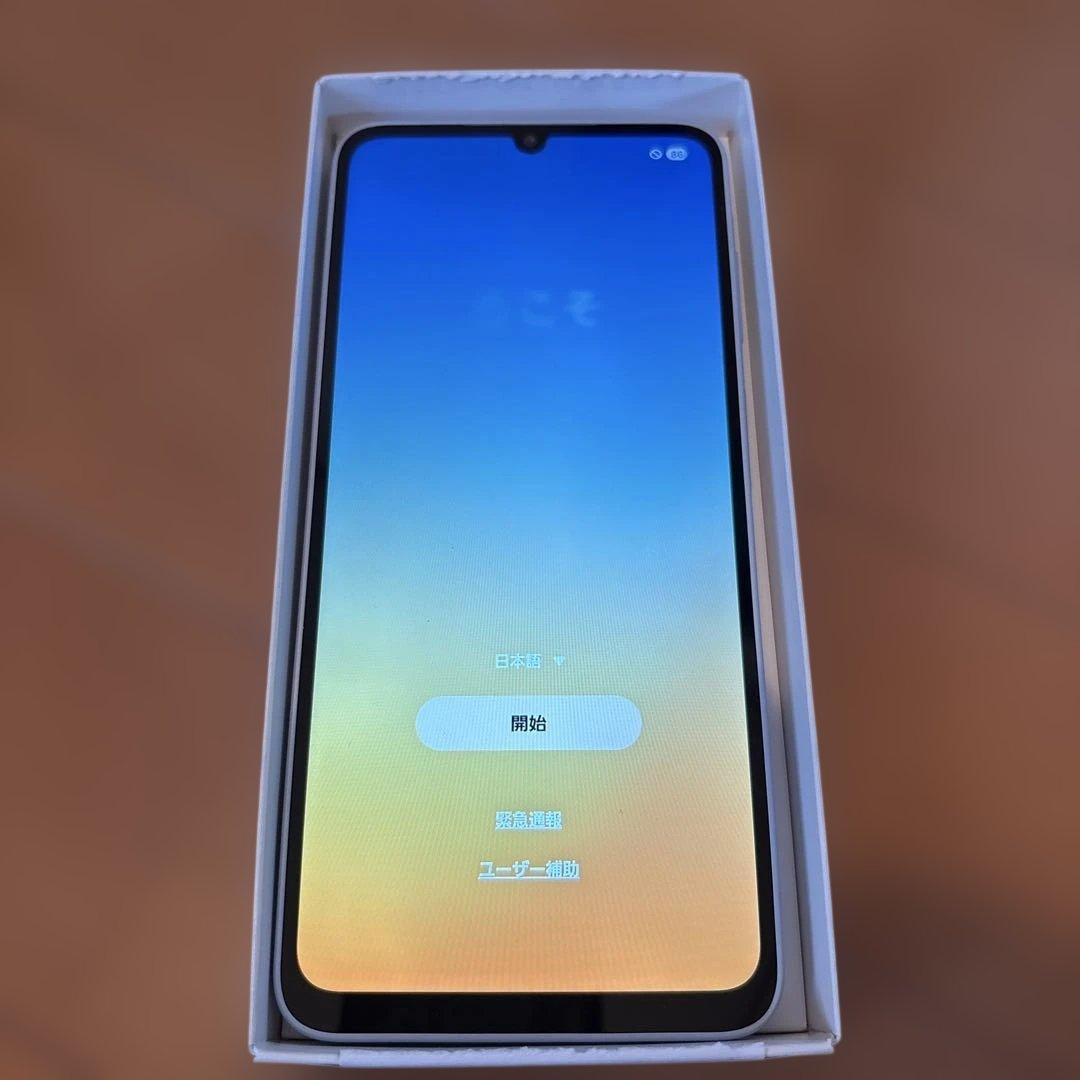 ほぼ未使用Samsung Galaxy A25 scg33 ライトブルー 本体