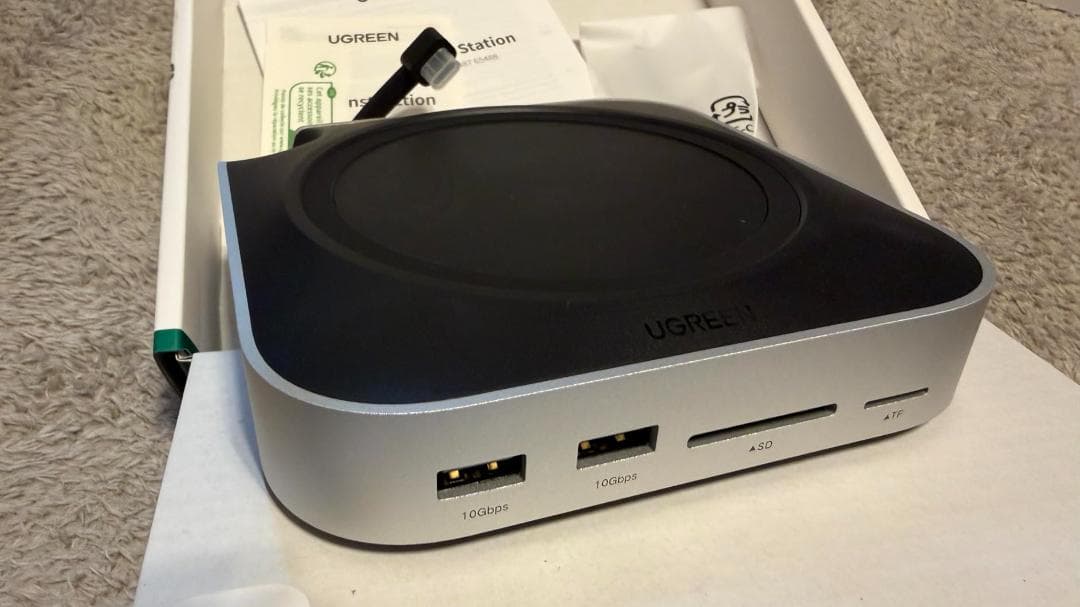 UGREEN Mac mini M4用 ドッキングステーション＆スタンド｜NVM