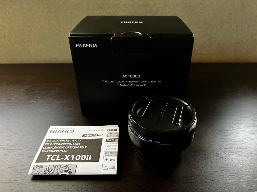 FUJIFILM テレコンバージョンレンズ TCL-X100II ブラック