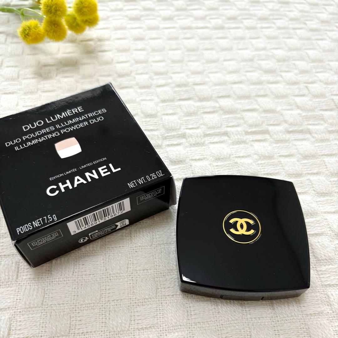 【新品未使用】CHANELシャネル デュオプードゥルルミエール フェイスパウダー