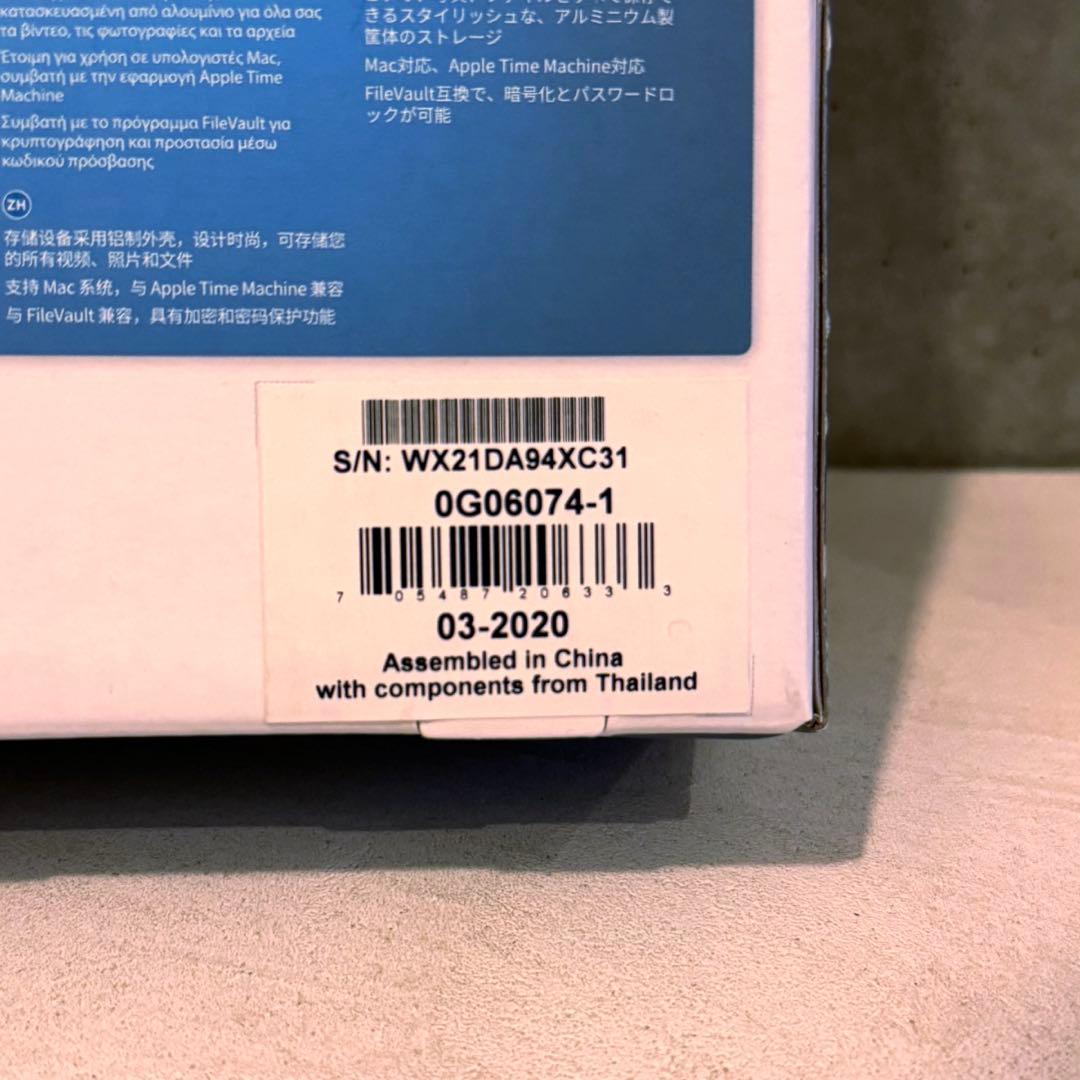 G-Technology ポータブルHDD 4TB G-DRIVE Mobile