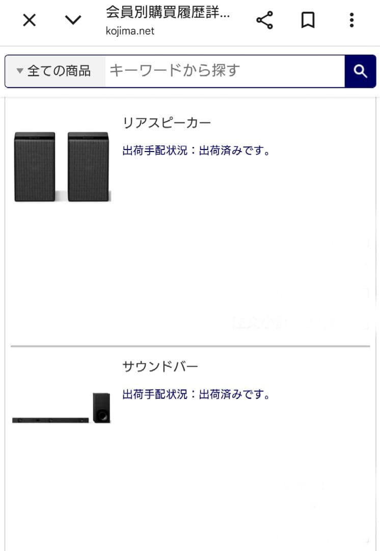 SA-Z9R リアスピーカー SONY (HT-Z9F専用)
