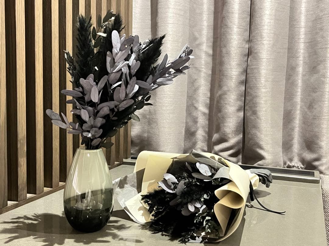 フラワー・リース bouquet  -black-