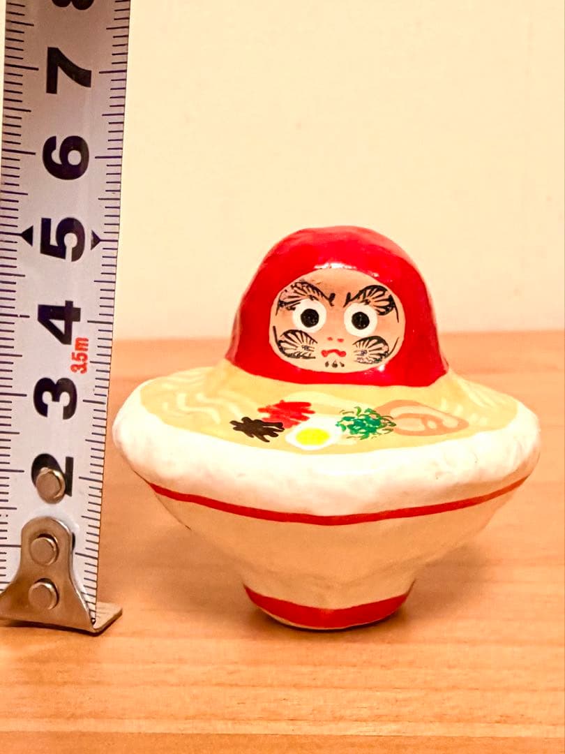 ヤチコダルマ　ラーメンだるま　白　レア　希少