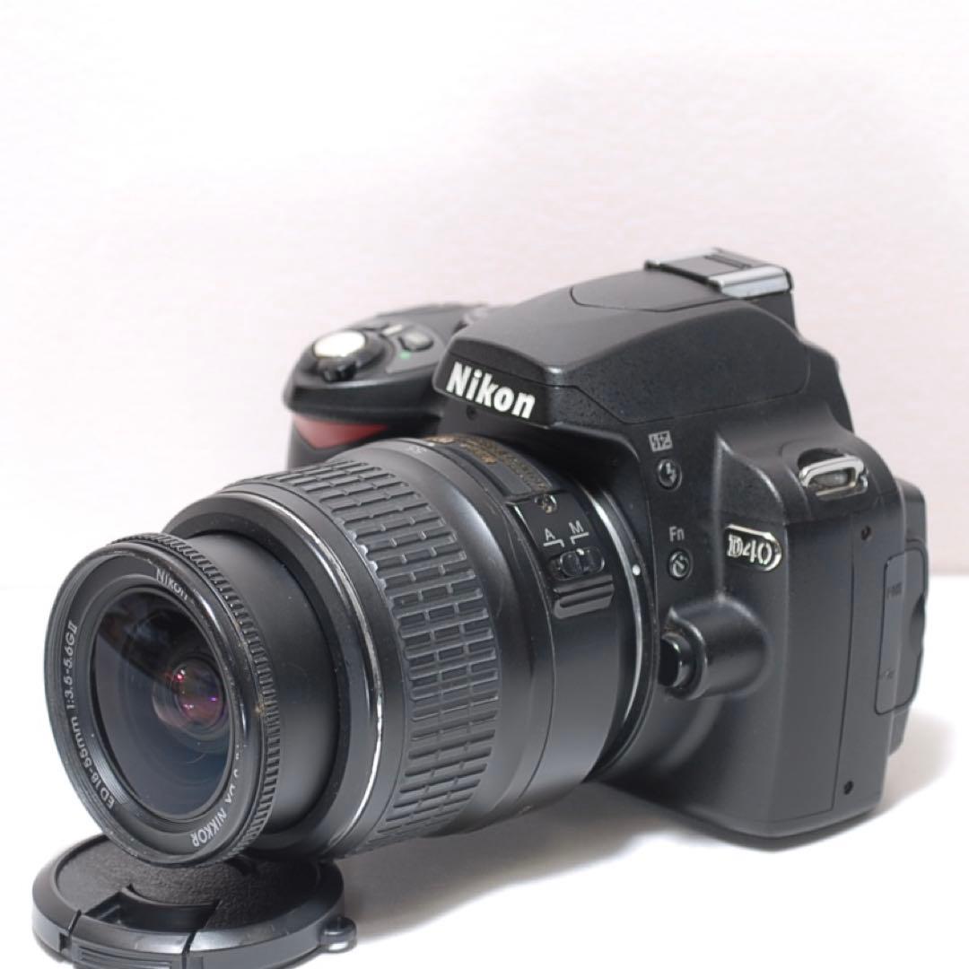 美品✨Nikon D40✨シングルレンズ✨簡単操作✨初心者様向け✨軽量モデル