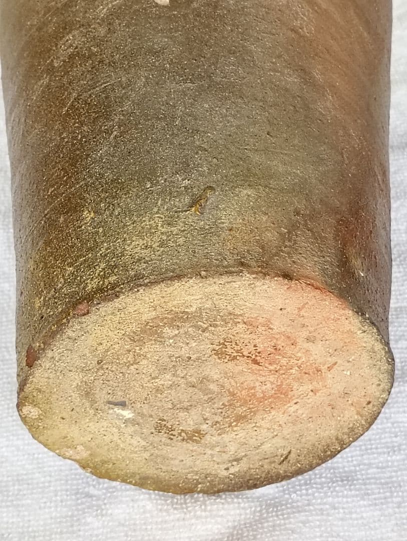 備前焼　焼き締め徳利　花瓶　骨董品　アンティーク置物